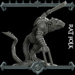 RAT FOLK - Miniature | All Sizes | Dungeons and Dragons | Pathfinder | War Gaming