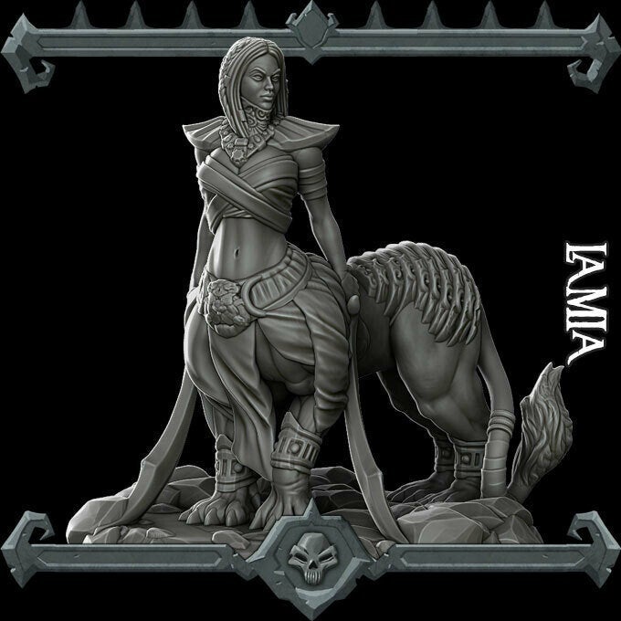 LAMIA - Miniature | All Sizes | Dungeons and Dragons | Pathfinder | War Gaming