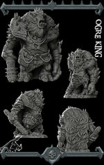 OGRE KING - Miniature | All Sizes | Dungeons and Dragons | Pathfinder | War Gaming