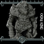 OGRE KING - Miniature | All Sizes | Dungeons and Dragons | Pathfinder | War Gaming