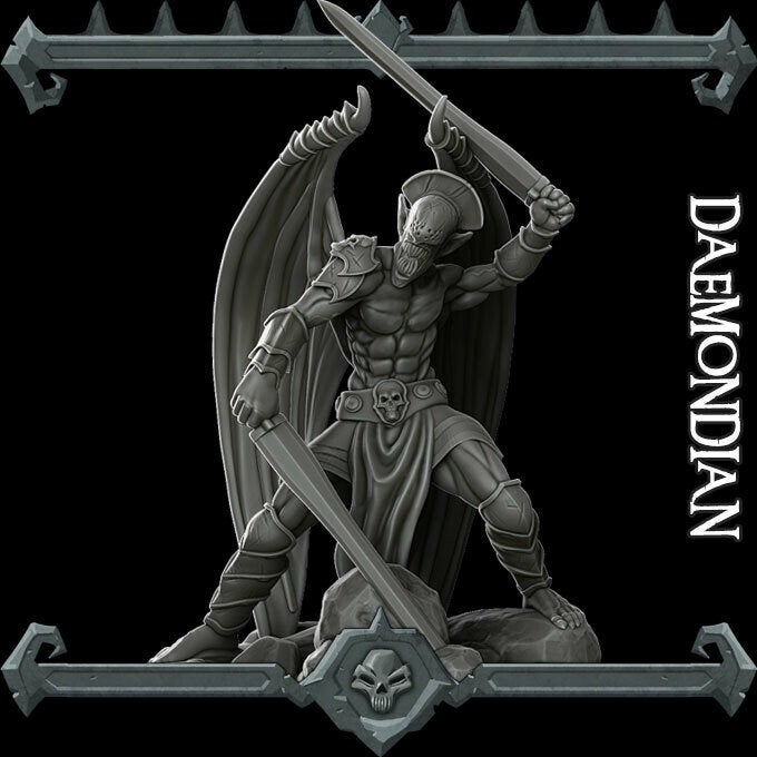 DAEMONDIAN - Miniature Model | All Sizes | Dungeons and Dragons | Pathfinder | TTG I RPG