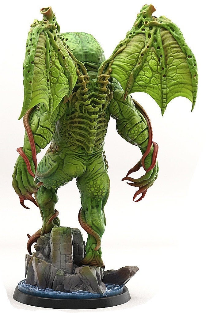 CTHULHU - Resin miniature |Dungeons and Dragons | Pathfinder | War Gaming I Lovecraft Model