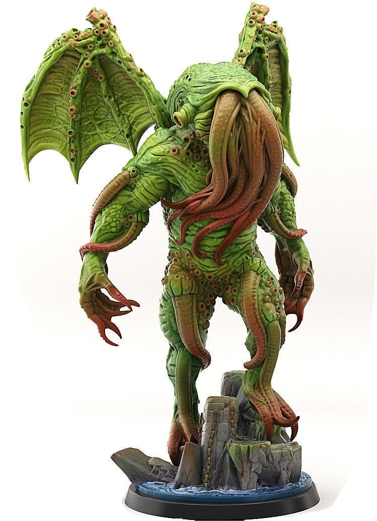 CTHULHU - Resin miniature |Dungeons and Dragons | Pathfinder | War Gaming I Lovecraft Model