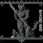 BEARDED FIEND - Miniature | All Sizes | Dungeons and Dragons | Pathfinder | War Gaming