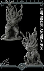 DEEP MINDER ABOMINATION - Miniature | All Sizes | Dungeons and Dragons | Pathfinder | War Gaming