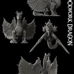 CLOCKWORK DRAGON - EPIC Sized Statue | Dungeons and dragons | Cthulhu| Pathfinder | War Gaming