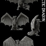 ARCTIC DRAGON - EPIC Sized Statue | Dungeons and dragons | Cthulhu| Pathfinder | War Gaming