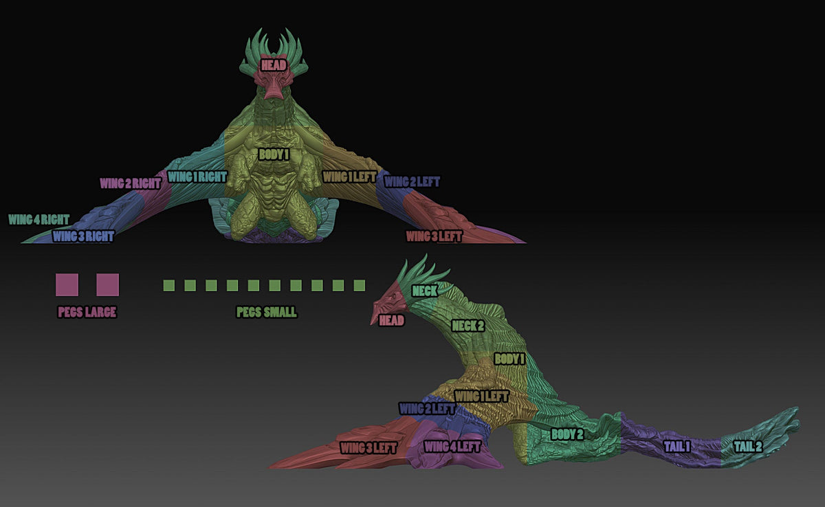 ASTRAL DRAGON - EPIC Sized Statue | Dungeons and dragons | Cthulhu| Pathfinder | War Gaming