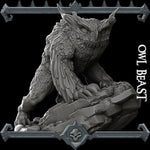 OWL BEAST - Miniature | All Sizes | Dungeons and Dragons | Pathfinder | War Gaming