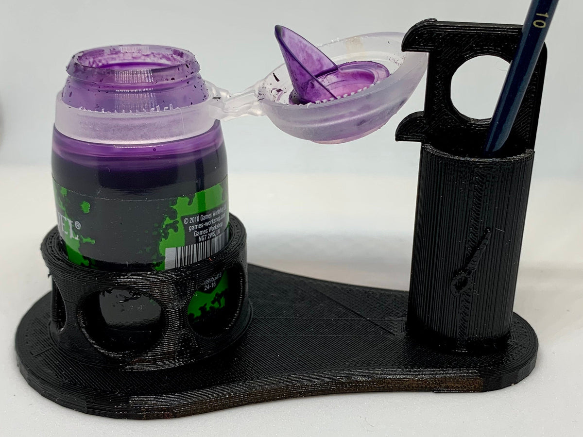 Citadel Paint, Cap & Brush Holder - For all Citadel paints
