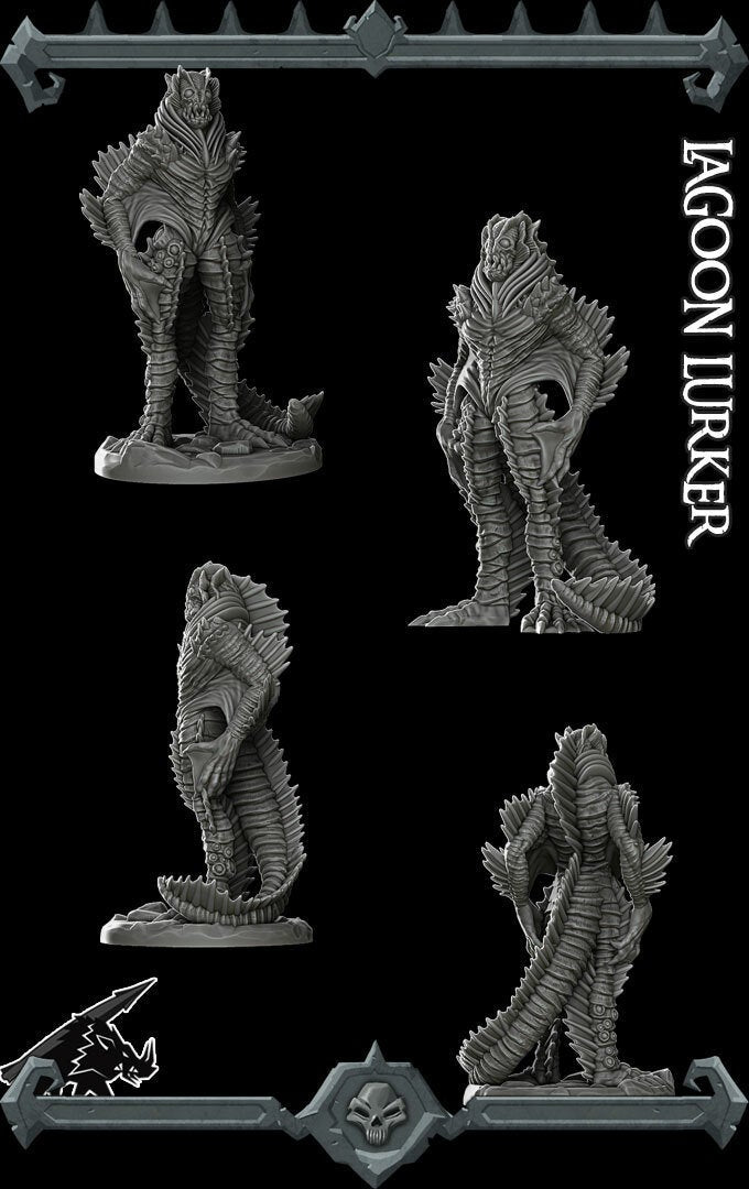 LAGOON LURKER - Miniature | All Sizes | Dungeons and Dragons | Pathfinder | War Gaming