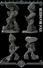 MUSHROOM FOLK - Miniature Model | All Sizes | Dungeons and Dragons | Pathfinder | War Gaming