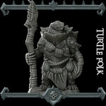 TURTLE FOLK - Miniature | All Sizes | Dungeons and Dragons | Pathfinder | War Gaming