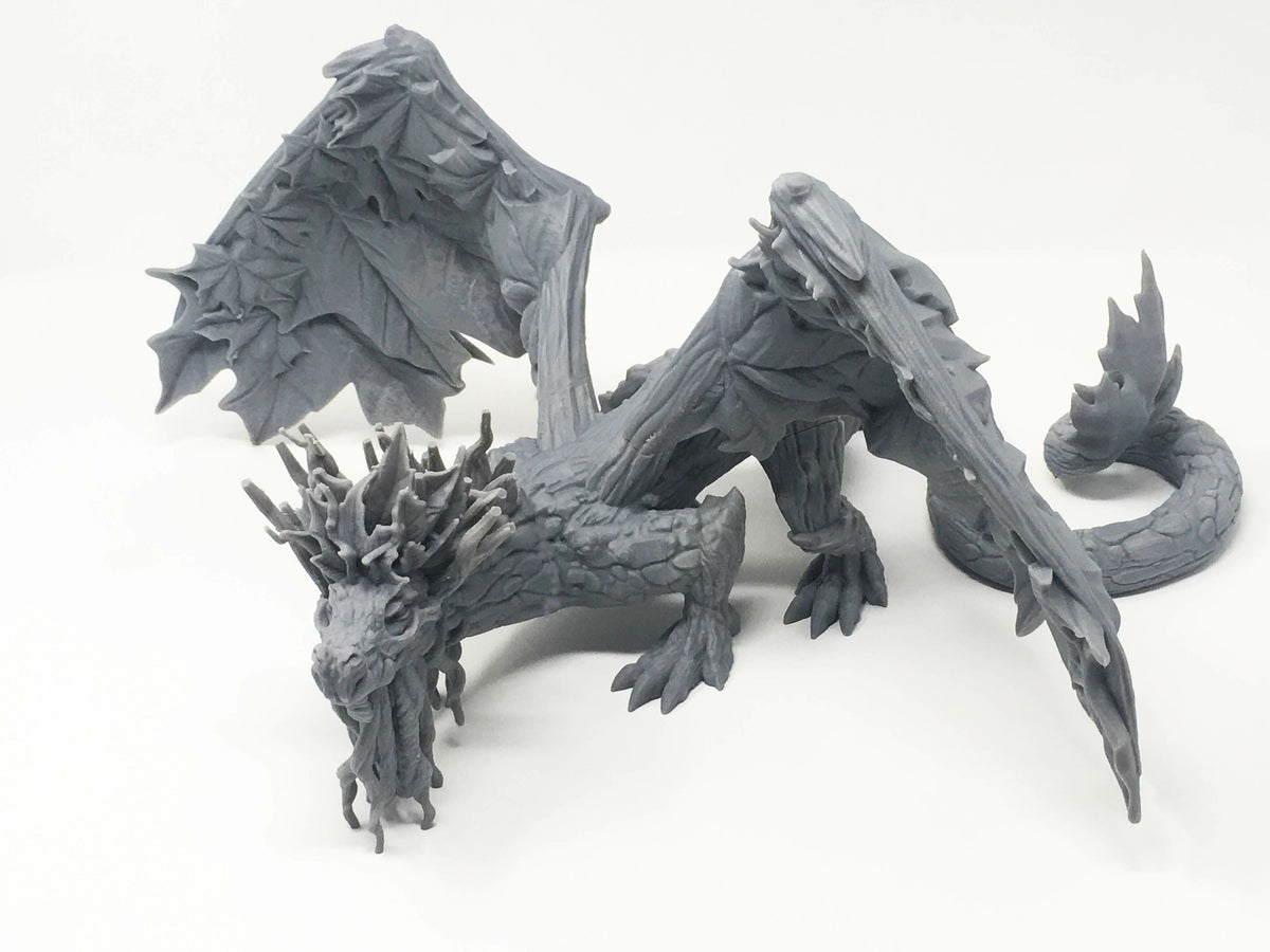 FOREST DRAGON - EPIC Sized Statue | Dungeons and dragons | Cthulhu| Pathfinder | War Gaming