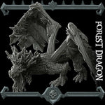FOREST DRAGON - EPIC Sized Statue | Dungeons and dragons | Cthulhu| Pathfinder | War Gaming