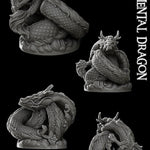ORIENTAL DRAGON - Miniature | All Sizes | Dungeons and Dragons | Pathfinder | War Gaming