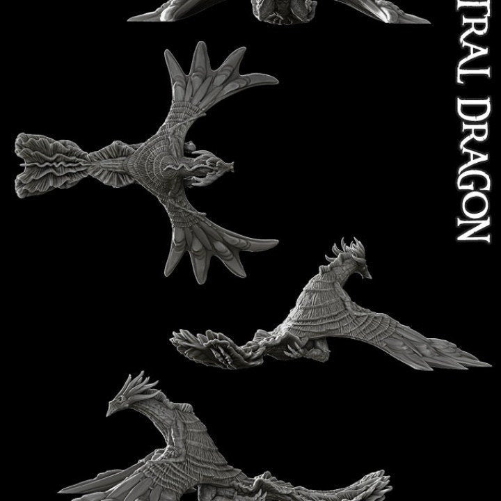 ASTRAL DRAGON - EPIC Sized Statue | Dungeons and dragons | Cthulhu| Pathfinder | War Gaming