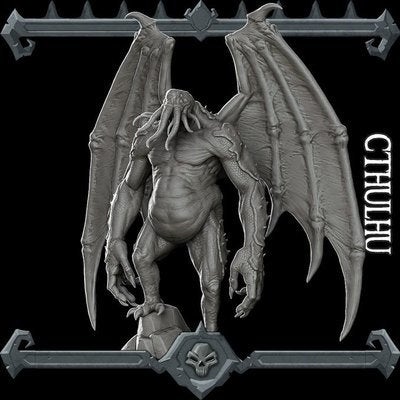 GREAT CTHULHU - EPIC Sized Statue | Dungeons and dragons | Cthulhu| Pathfinder | War Gaming