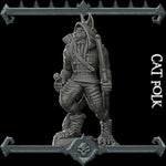 CAT FOLK - Miniature | All Sizes | Dungeons and Dragons | Pathfinder | War Gaming