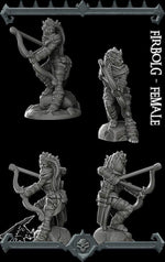 FIRBOLG FEMALE - Miniature -All Sizes | Dungeons and Dragons | Pathfinder | War Gaming