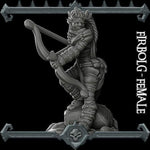 FIRBOLG FEMALE - Miniature -All Sizes | Dungeons and Dragons | Pathfinder | War Gaming