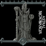 ASTRAL NECROMANCER - Miniature | All Sizes | Dungeons and Dragons | Pathfinder | War Gaming