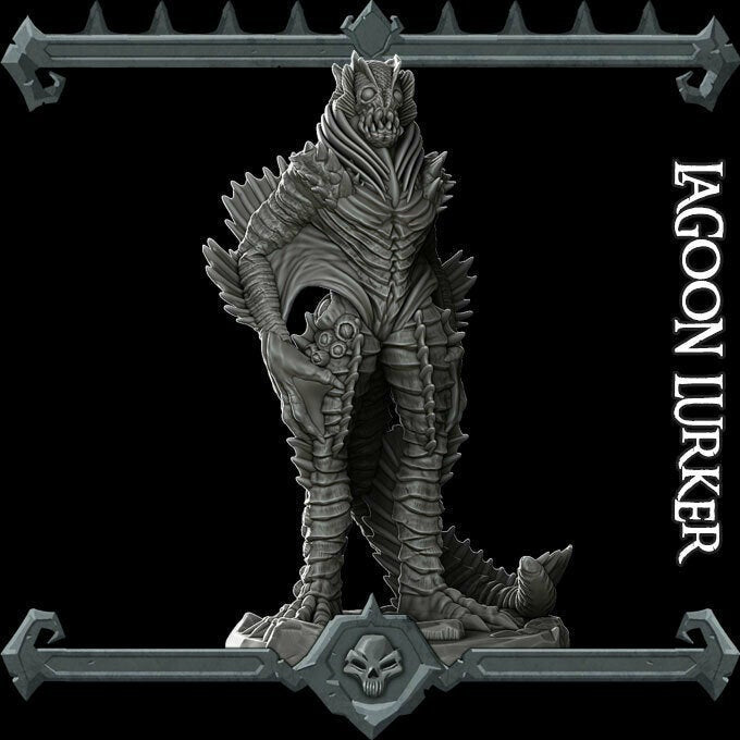 LAGOON LURKER - Miniature | All Sizes | Dungeons and Dragons | Pathfinder | War Gaming