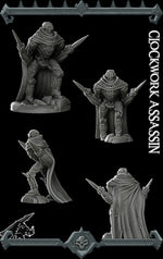 CLOCKWORK ASSASSIN - Miniature | Dungeons and Dragons | Pathfinder | War Gaming