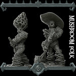 MUSHROOM FOLK - Miniature Model | All Sizes | Dungeons and Dragons | Pathfinder | War Gaming