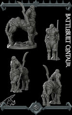 BATTLEBUILT CENTAUR - Miniature | All Sizes | Dungeons and Dragons | Pathfinder | War Gaming