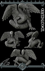 QUETZALCOATL - EPIC Sized Statue | Dungeons and dragons | Cthulhu| Pathfinder | War Gaming