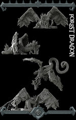 FOREST DRAGON - EPIC Sized Statue | Dungeons and dragons | Cthulhu| Pathfinder | War Gaming