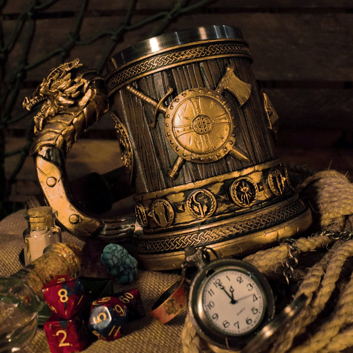 Dungeon Master D&D Tankard | Trophy | Drinking Mug