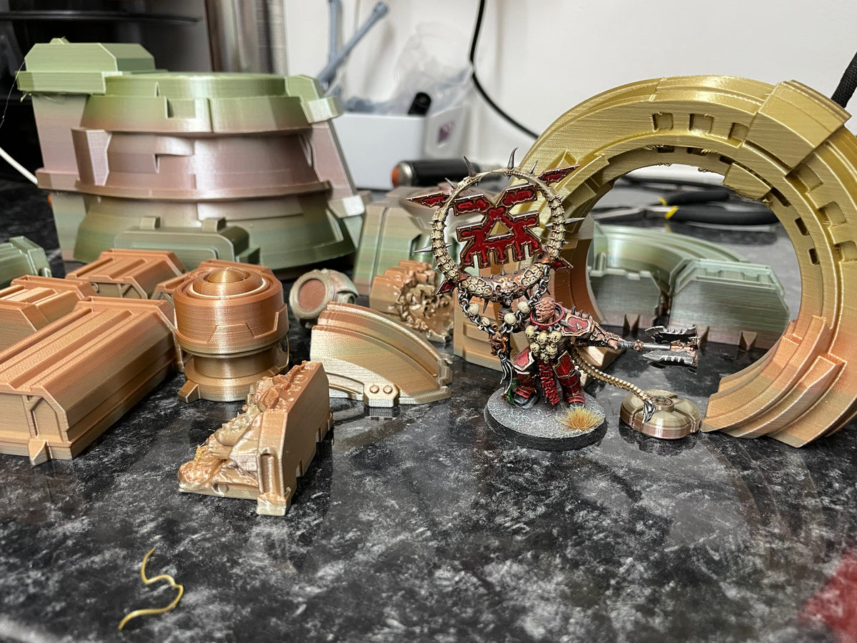 Cable Terrain Sci-Fi Model Set