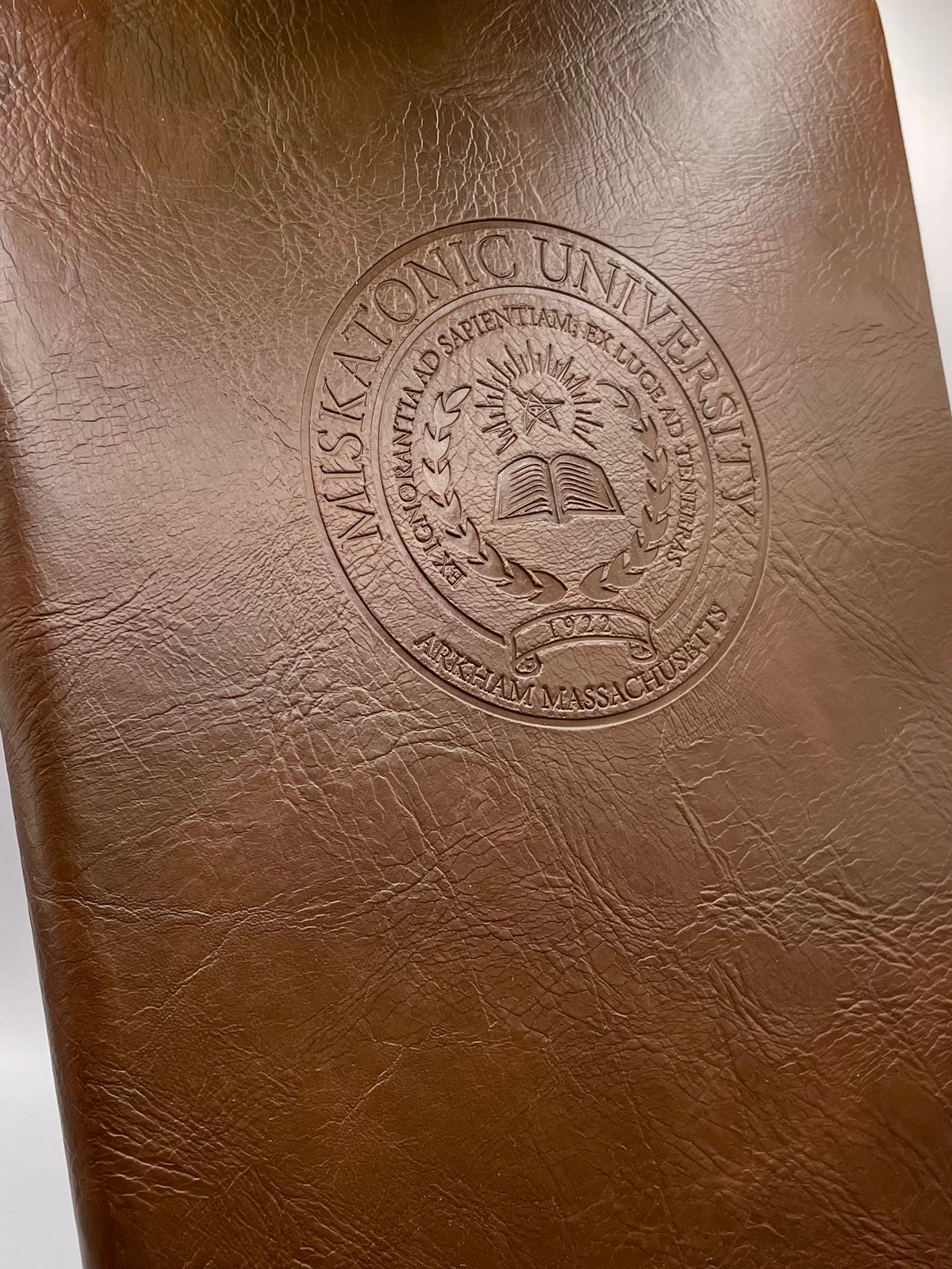 HP Lovecraft's Miskatonic University Campaign Log Notebook Journal Arkham Horror LCG (Brown)