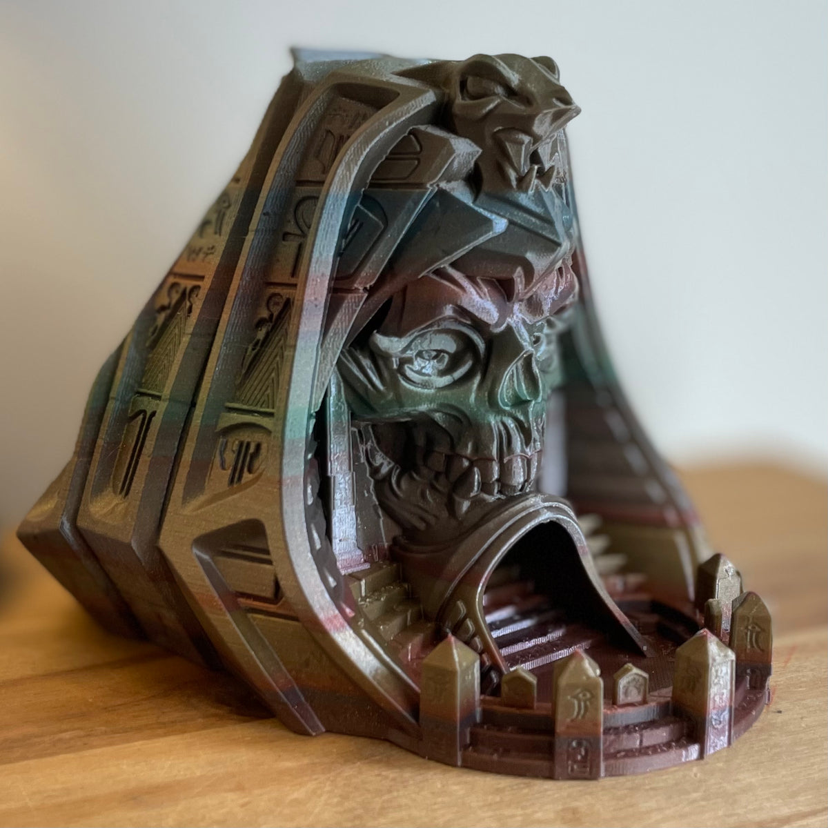 The Game of Destiny - 'Pharaoh’s Skull' Dice Tower