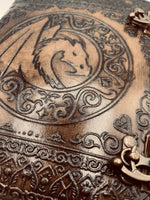 Dungeon Master Real Leather Notebook | Limited "Ancient Tome" Edition I DnD Inspired Campaign Log / Diary / Journal