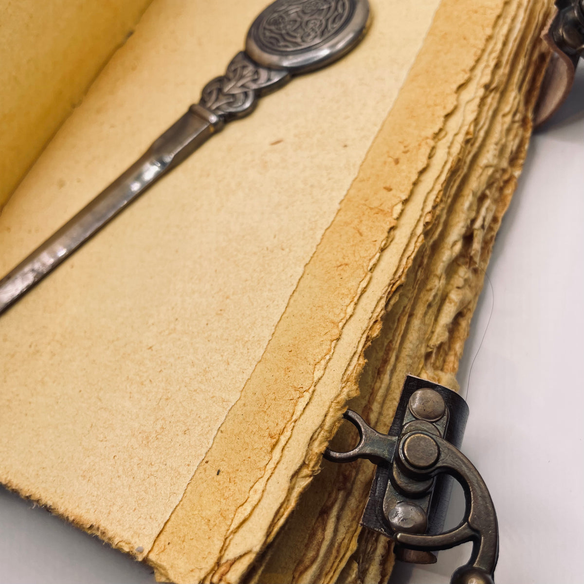 Dungeon Master Real Leather Notebook | Limited "Ancient Tome" Edition I DnD Inspired Campaign Log / Diary / Journal