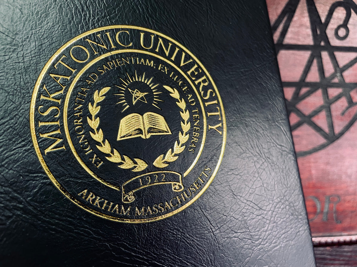 Miskatonic University Campaign Log Notebook Journal Arkham Horror LCG (Black)