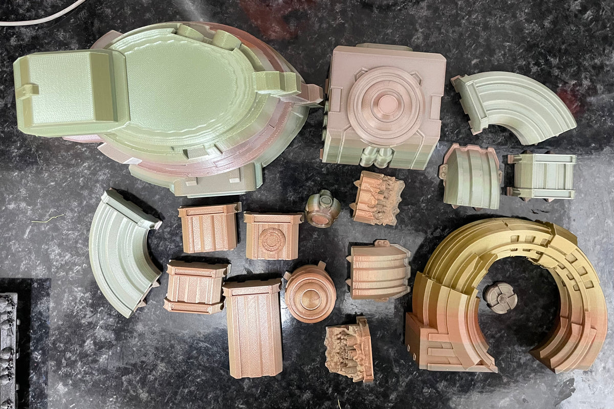 Cable Terrain Sci-Fi Model Set