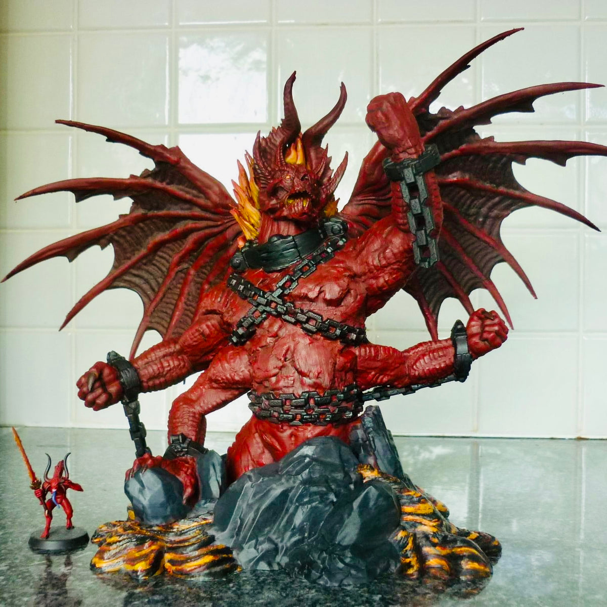 IMPRISONED ABYSSAL LORD - Epic Model | Dungeons and Dragons | Pathfinder | War Gaming