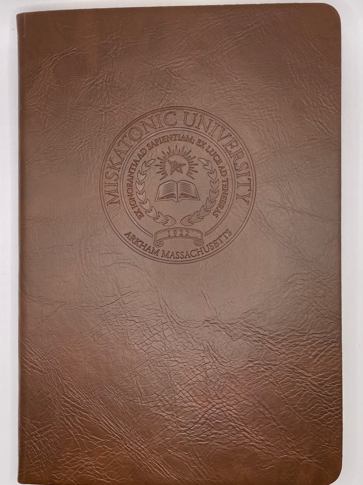 HP Lovecraft's Miskatonic University Campaign Log Notebook Journal Arkham Horror LCG (Brown)