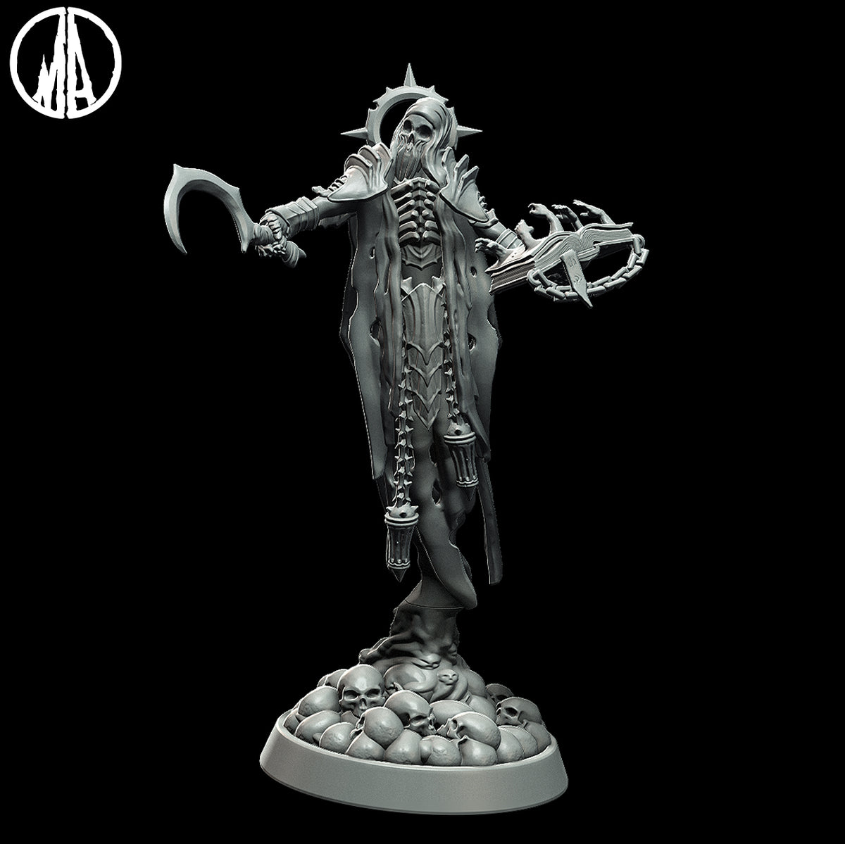 Necromancer | 32mm Scale Resin Model | From the Lost Souls Collection