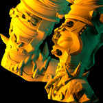 ORC Figure - Gnadug The Bonebreaker | Resin model | Collectible / Wargaming / RPG / Bust