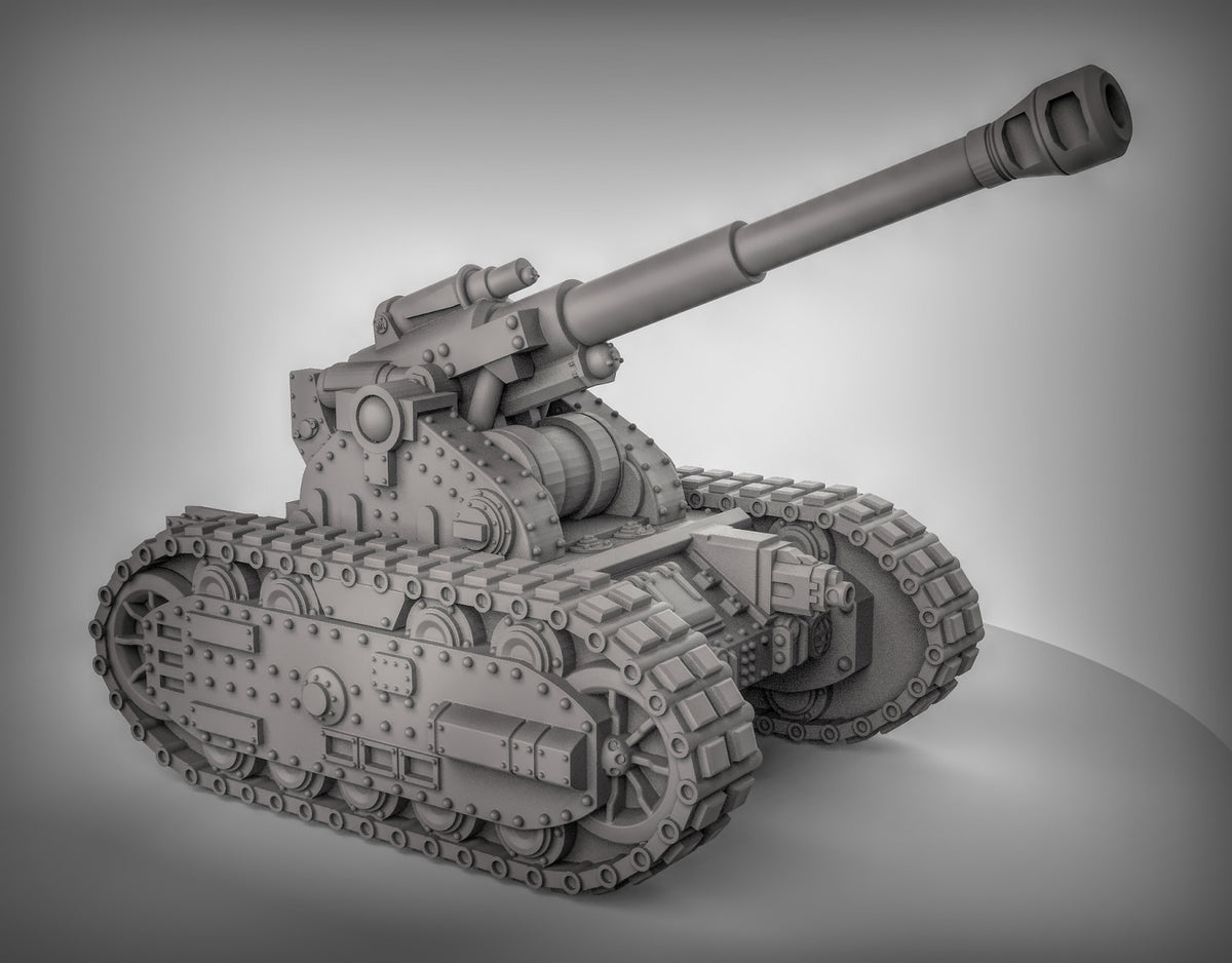 Mobile Artillery Model Kit - Tank Collection for 28mm Miniature Wargames & Terrain