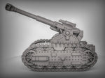 Mobile Artillery Model Kit - Tank Collection for 28mm Miniature Wargames & Terrain