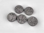 Cracked Earth Bases Resin 3D Models for Dungeons & Dragons & Board RPGs