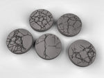 Cracked Earth Bases Resin 3D Models for Dungeons & Dragons & Board RPGs