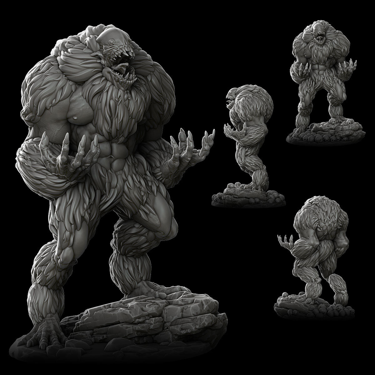 SLEET WALKER - Miniature -All Sizes | Dungeons and Dragons | Pathfinder | War Gaming
