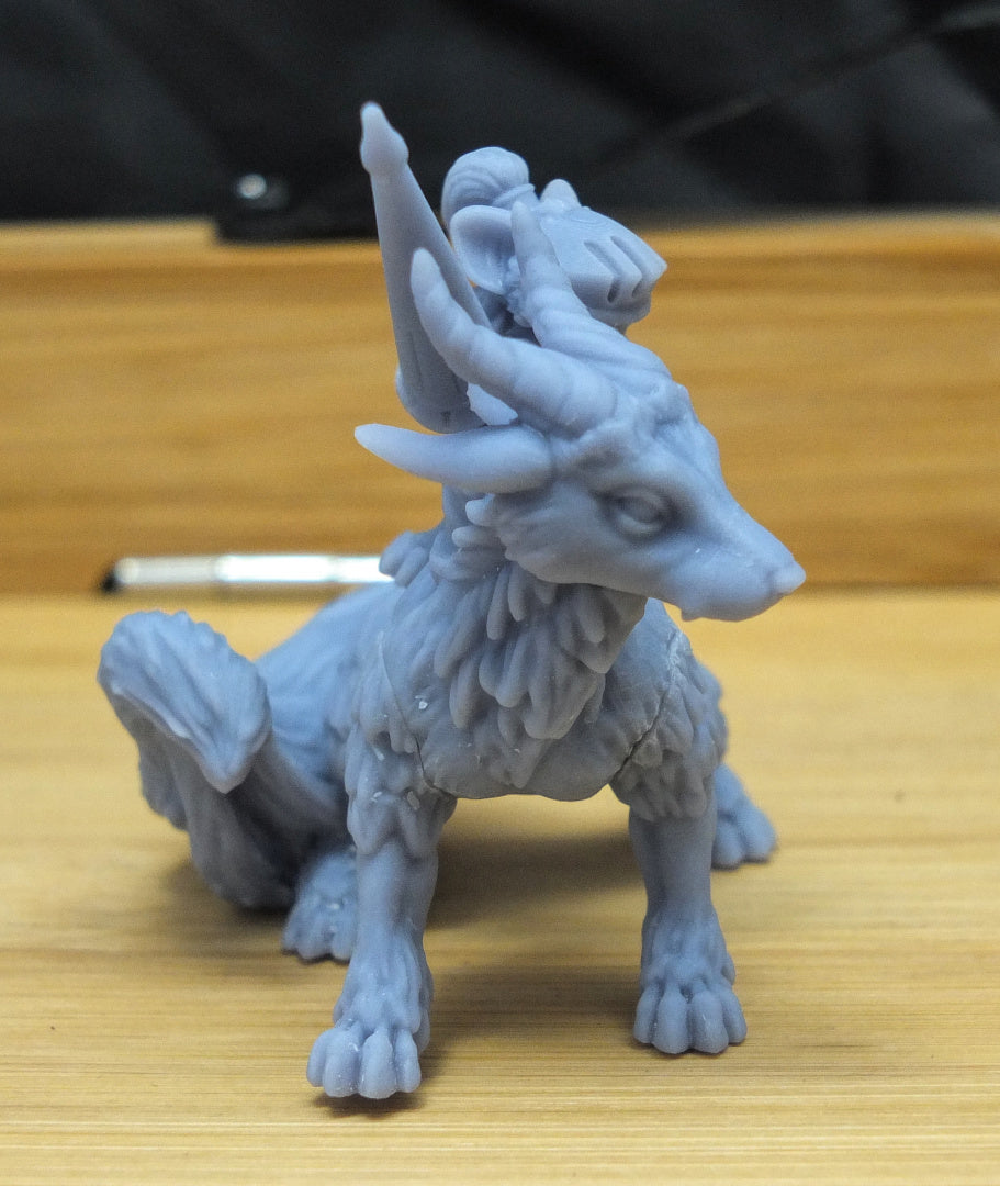 Mousle knight on mount Resin 3D Models for Dungeons & Dragons & Board RPGs